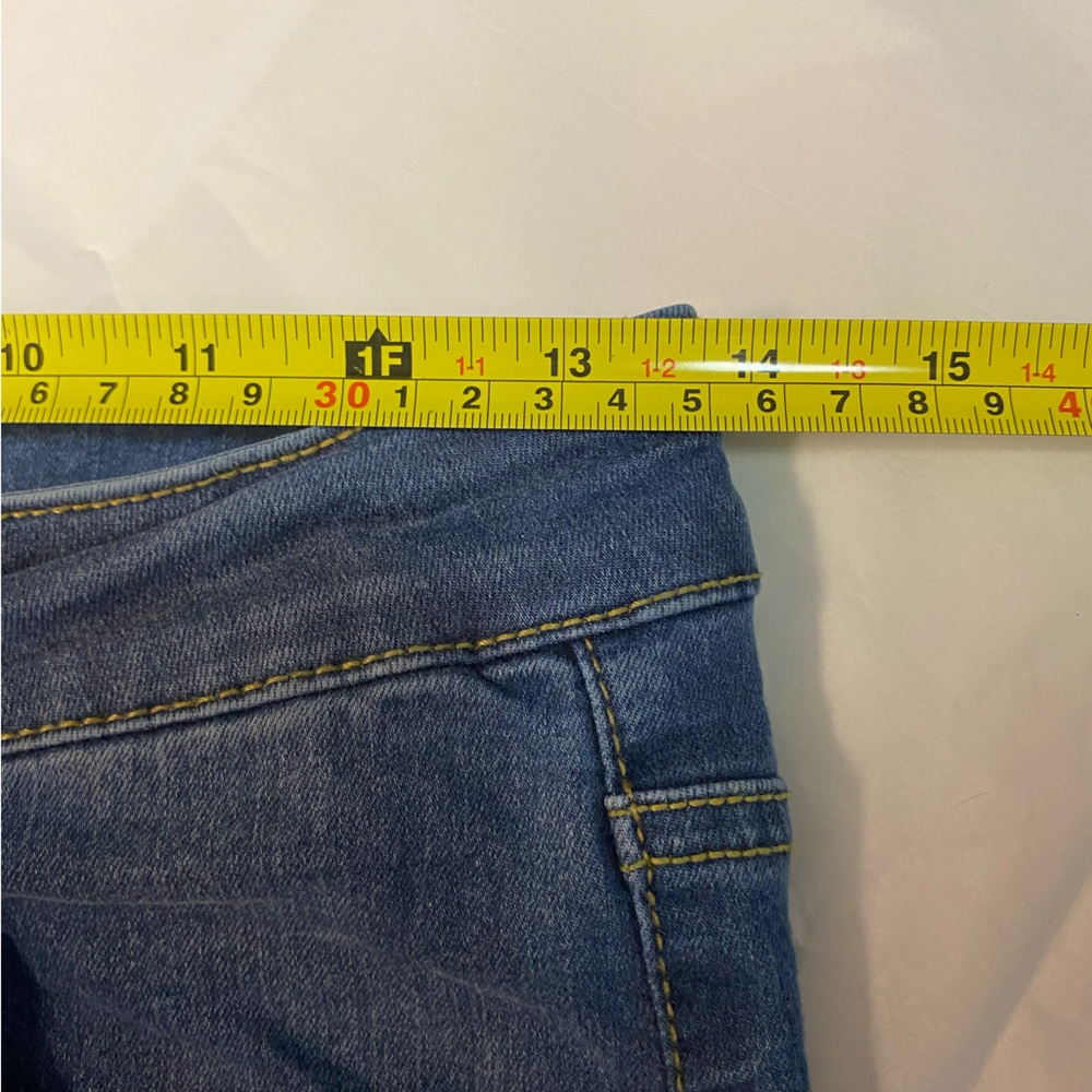 Blue Age High Rise Skinny Raw Hem Jeans Sz 7 - Picture 5 of 8